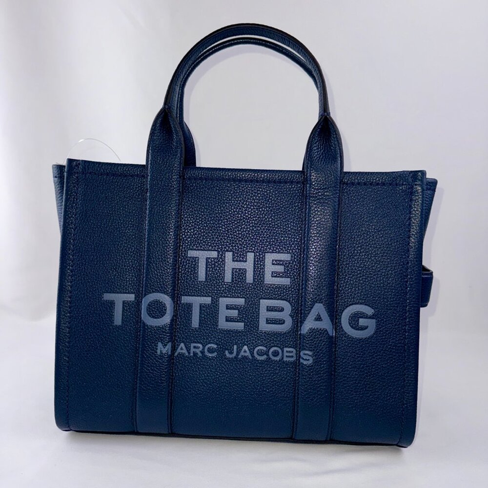 NEW MARC JACOBS medium tote bag dark blue color AUTHENTIC - Picture 4 of 13